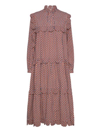 Stella Nova | All Over Printed Midi Dress | 34