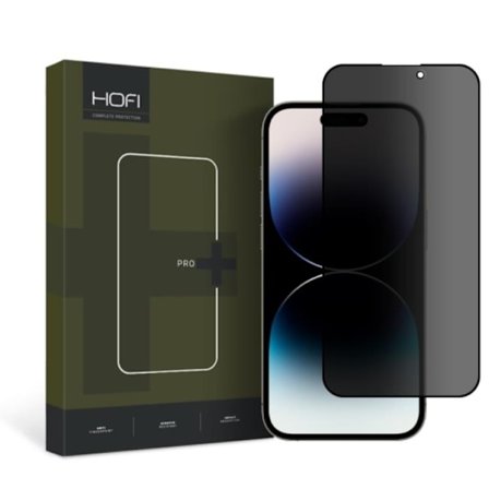 Hofi iPhone 14 Pro Max Hærdet Glas Skærmbeskytter Privacy