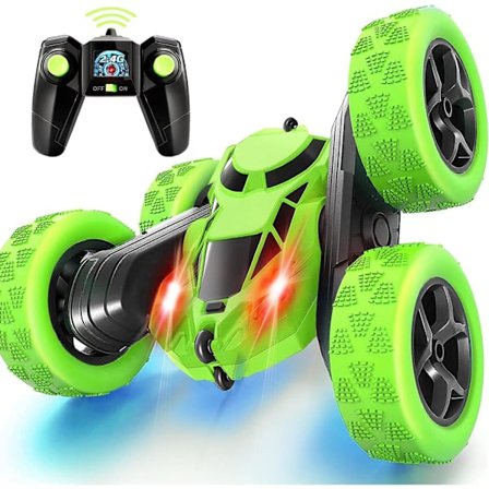 Fjernstyrt Bil Stunt RC Biler 2.4Ghz Dobbeltsidig 360° Roterende RC Crawler 4WD Off Road Drift Leketøy for Gutter og Jenter