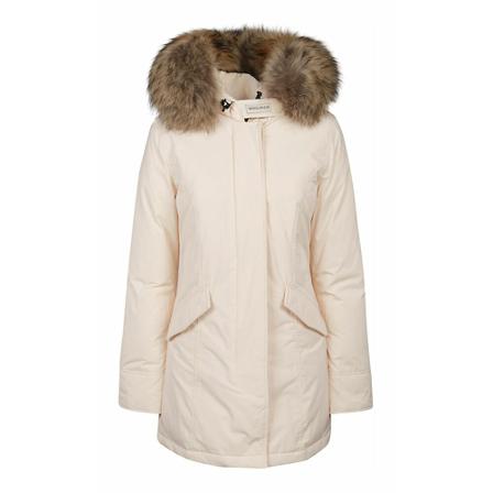 Woolrich White Frakke Hvid, Dame Parka