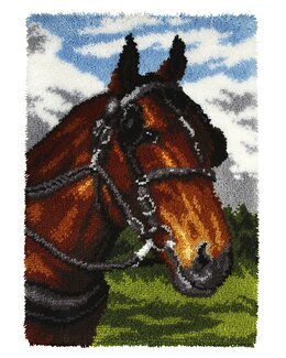 Ryatæppe Hest - Orchidea