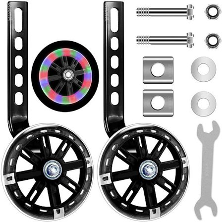 Barncykel stödhjul, universella stödhjul, stödhjul för barncyklar, stödhjul för barncyklar, 2 stycken