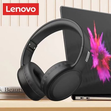 Lenovo TH30 Gaming Headset Over-Ear Trådlösa Bluetooth 360° Stereoljud Hörlurar Lång Uthållighet Låg Latens Sport Öronsnäckor