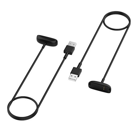 2 stk. lader kompatibel med Fitbit Inspire 2 / Fitbit Ace 3, erstatnings-USB-ladedokk ladekabel lader