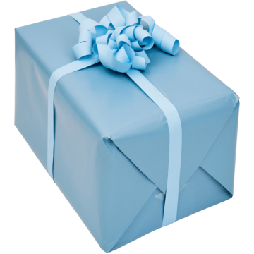 Presentpapper Sky Blue