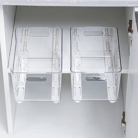 2 Stk Bakke Udtræk Skinne DIY Skuffe Organizers Slides til Cabine