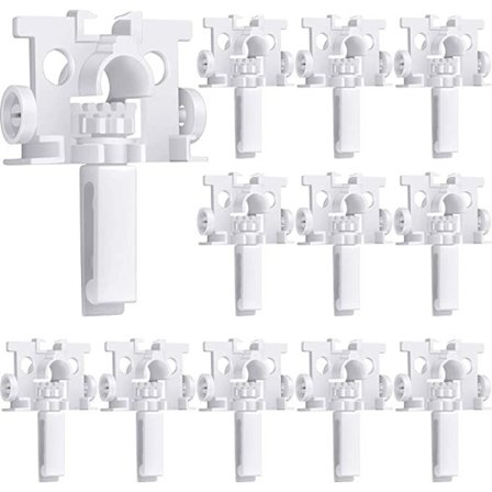 10 enkla utbytesremskivor, svängstänger, vertikala persienner och enkelt slitna reservdelar