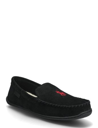 Polo Ralph Lauren Brenan Suede Slipper - Black - 40