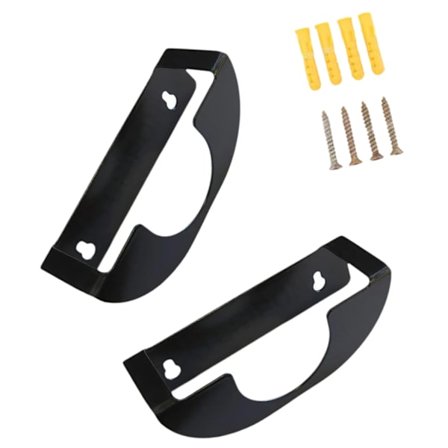 Pakke med 2 kraftige veggmonteringsbraketter for 5-tommers vinkelsliperverktøyoppbevaring