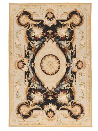 Aubusson - Tappissere Handgeweven 232X310 Vloerkleed Oranje/Bruin China