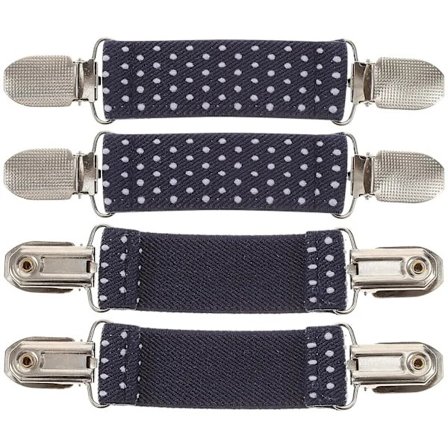 4-pakning Vanteklemmer for Barn - Vintervanteholdere - Sklisikre Klemmer