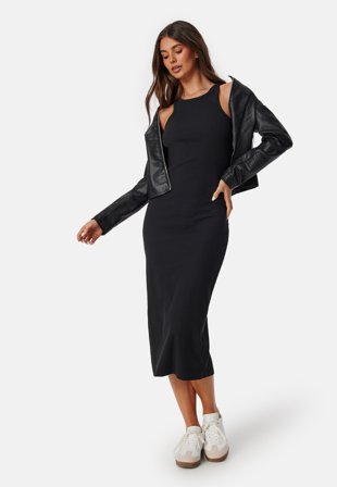 Pieces - Pcruka Boxer Tank Dress - Black - Kläder - - Bubbleroom