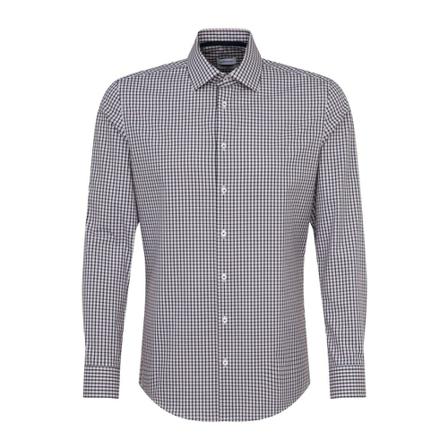 Seidensticker Business Shirt Slim , Blauw , Heren , Maat: XL