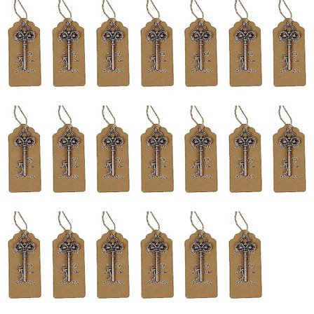 Kapsylöppnare, vintage nyckel kapsylöppnare för bröllopsgåvor bröllop