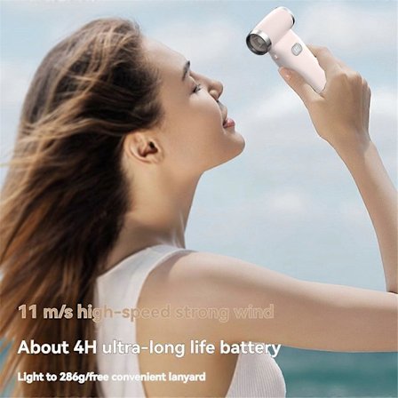 Håndholdt Turbo Jet Vifte Skrivebordsvifte 110000RPM Oppladbar Mini Kontorvifte Voldsom Vifte 6000mAh 100 W