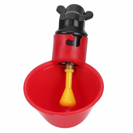 RY-Hønsedrikker, Automatisk Rød Vannskål for Husdyr, Vaktel Høns Drikkekopp Nipple Husdyrutstyr