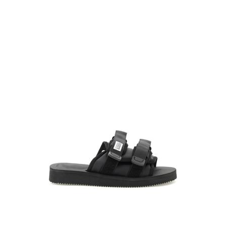 Suicoke, nylon moto-cab mules Zwart, Heren, Maat:41 EU