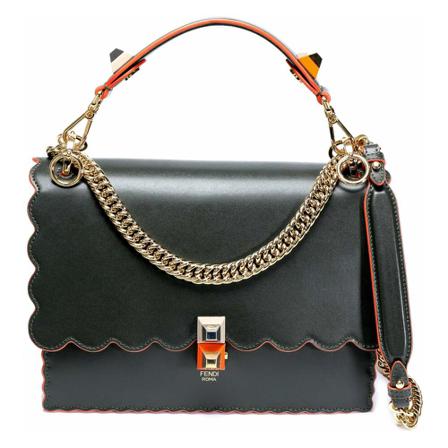 Fendi, Shoulder Bags Czarny, Kobieta, Rozmiar: ONE Size