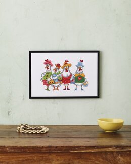 Stickpackung Bild Chicks