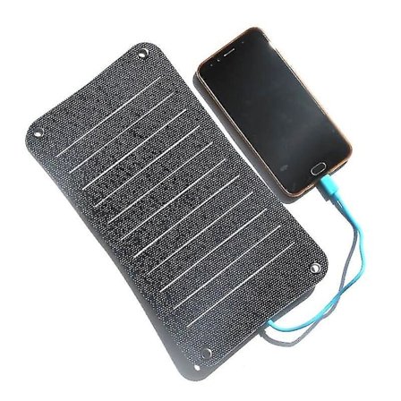 Buheshui Etfe 10w 5v Bærbar Solcellepanel Lader For Mobiltelefon Sunpower Solcelle Batterilader Semi-fleksibel