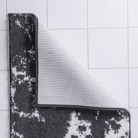 RIDDER Badrumsmatta Marmor gråvit 90x60cm