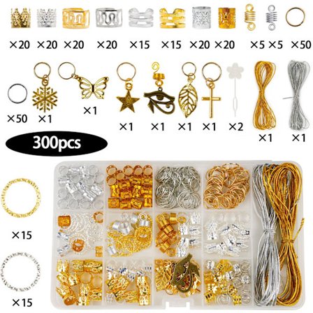 300 kpl alumiinifolio hiustarvikesetti