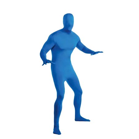 24 Zentai Usynlig Jumpsuit Cosplay Kostume Bodysuits Halloween Karneval Hudtæt Dragt Spandex Stretch Forsvinder Jumpsuit