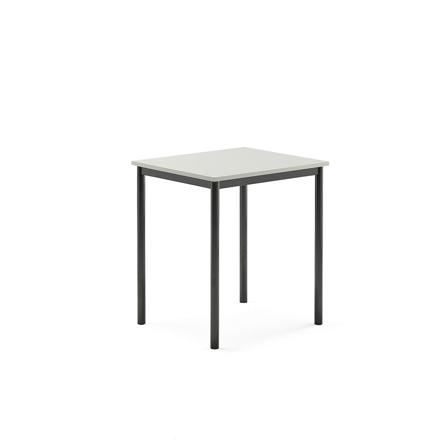 Tisch SONITUS, 700x600x760 mm, Hochdrucklaminat grau, anthrazit