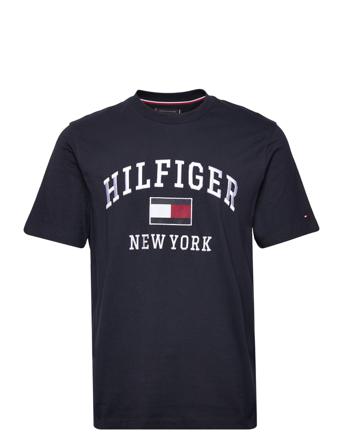 Modern Varsity Tee T-shirts Short-sleeved Navy Tommy Hilfiger