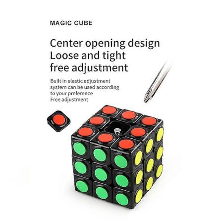 3x3x3 Pyraminx 3×3 Magisk Kub Speed Puzzle Leksak för Barn 3X3 Spegel Cubo Magico Prick Cirkel Svart Bakgrund Kubpussel