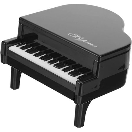 Luova lasten piano säästöpossu (musta) Söpö säästöpossu kolikoiden säilytyspurkki Luova säästöpossu Musikaaliset säästöpossut