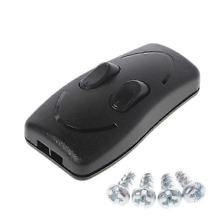 Dubbla Kontroll Tryckknappsbrytare för Golv- & Bordslampor - Tvåvägsbelysningslösning [DB]