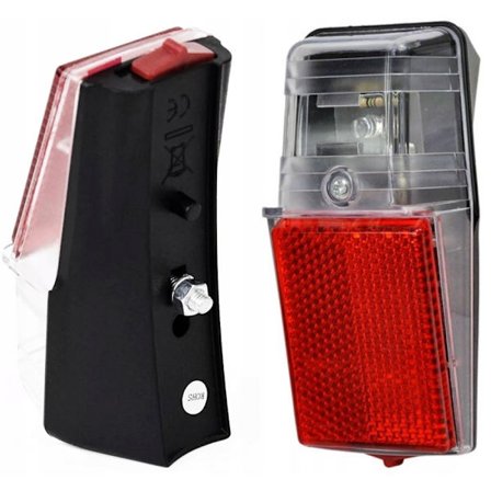 Cykel LED Forlygte med Stor Reflektor til Monteringsbeslag