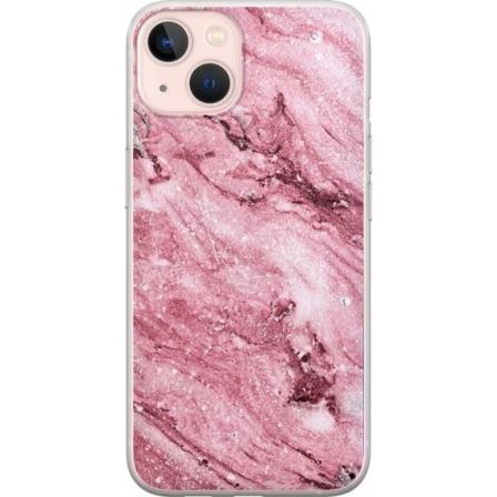 Apple iPhone 13 mini Gjennomsiktig deksel Glitrer Marmor