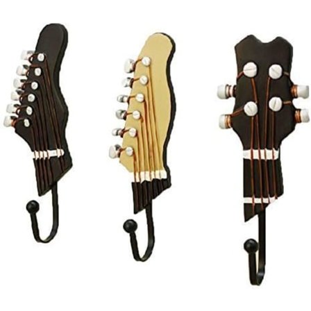 Kreativa tyghängare i järn, shabby chic, gitarrformade klädhängare, dekorativa