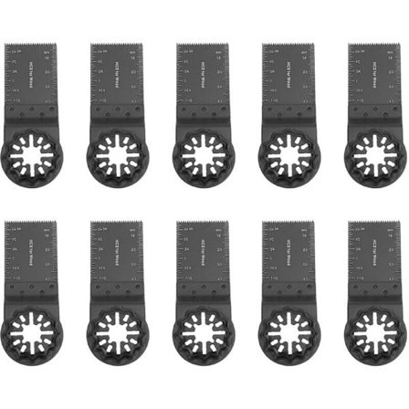 10-delars set med oscillerande sågblad, tillbehör för multifunktionsverktyg, universella sågblad för Dremel, Bosch
