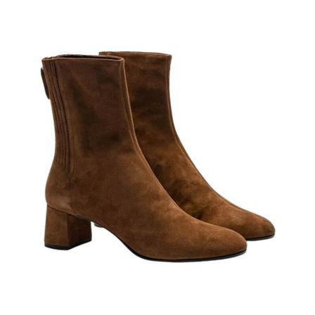 Aquazzura, Heeled Boots Bruin, Dames, Maat:36 EU,leer