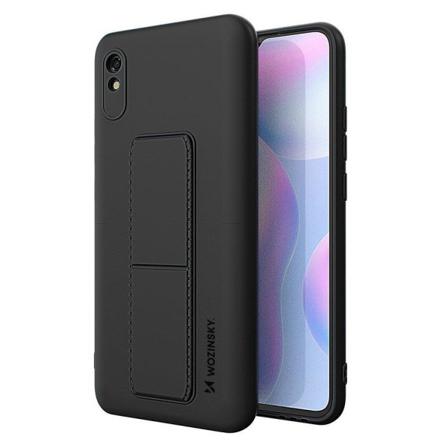 Wozinsky Xiaomi Redmi 9a/9at Skal Kickstand Silikon - Svart