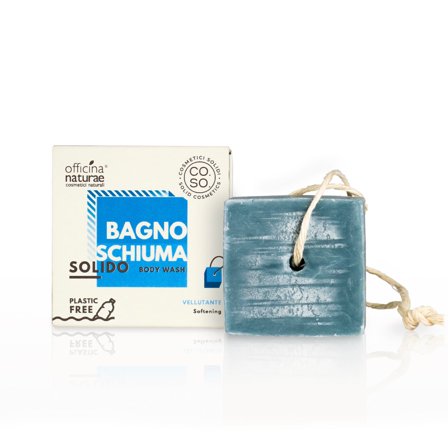 Officina Naturae BAGNOSCHIUMA SOLIDO VELLUTANTE CO.SO. 64g - Bagno e Doccia