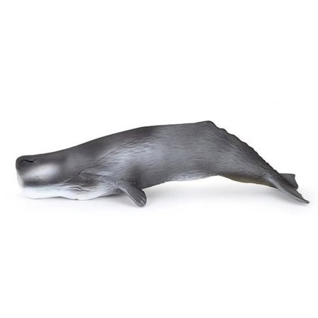 PAPO kaskelotfigur - Enkel modell - 29cm - Grå