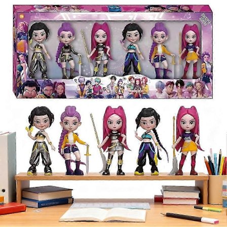 [LLC] 6 stk. K-POP Demon Hunter-dukker Actionfigur Saja Boys Leke Rumi Mira Zoey Figurindukke ufeffBursdagsgave til barn Fans 26s
