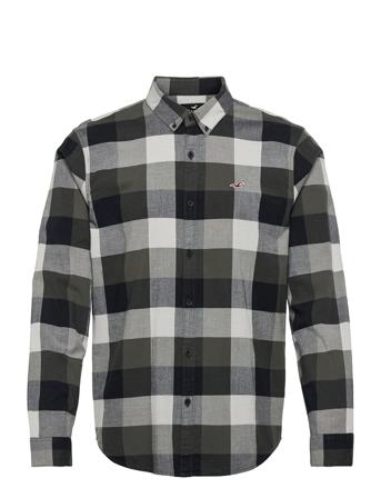 Hco. Guys Wovens Green Hollister