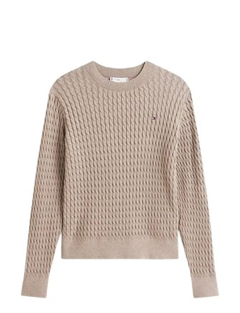Tommy Hilfiger | Co Cable Fine Gg C-Nk Ls Sweater | S