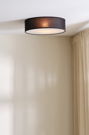 Jotex - ALLAN Taklampe ø 40 cm Black mdf / metall - Kjøp Taklamper hos Jotex
