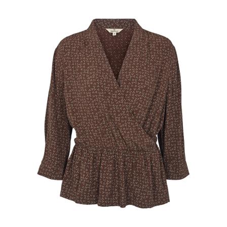 Basic Apparel Laurel Bluse Brun, Dame