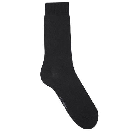 BleuForêt Klassisk socka i egyptisk bomull Strumpor Herr Svart 47/50
