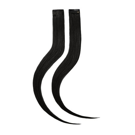 Rapunzel of Sweden Single Invisible Clip-ins 2 stk Black 1.0 40 cm, Hår, Børster & Accessories, Hair Extensions