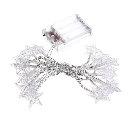 Julbelysning Stjärna 40 LED Slinga Fairy Lights Ljus
