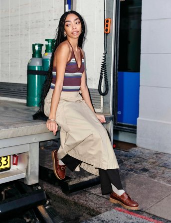 Bianco Biacapri Boat Shoe Pull Up Leather - Brown - 41