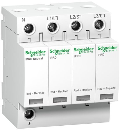 Schneider Electric A9L20601 Overspenningsvern mot indirekte nedslag, iPRD 20/20R 3 ledere, med kontakt, Stikkontakter & kabler